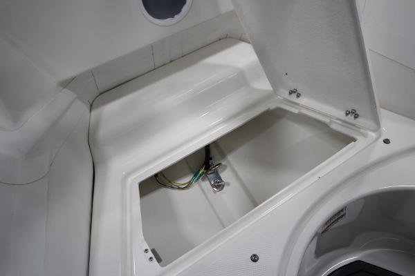 Slide: The Image of 2023 Zodiac Yachtline 490 Deluxe NEO 90hp storage compartment. - 13